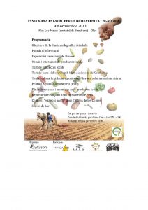 Setmana biodiversitat cultivada Olot-Girona 2011